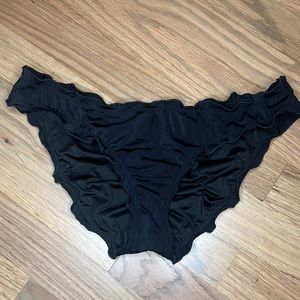 Victoria’s Secret Black Cheeky Bikini Bottoms